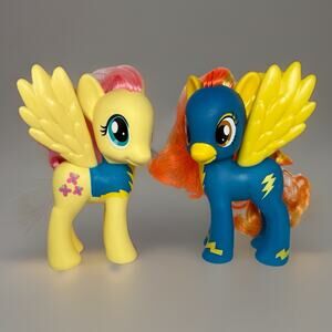 Hasbro MY LITTLE PONY G4 Wonderbolt 6" FLUTTERSHY and SPITFIRE Brushable Toy